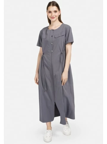 Große Größen HELMIDGE Maxikleid Maxikleid In Dunkel Grau Günstig Kaufen