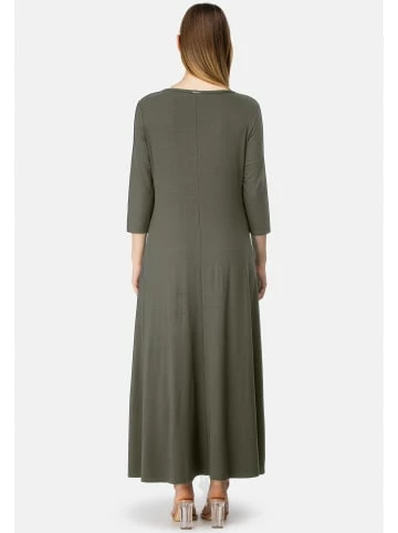 Große Größen HELMIDGE Maxikleid Maxikleid In Khaki Günstig Kaufen – Bild 5