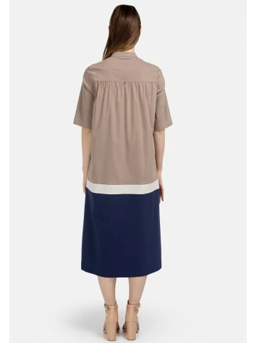 Große Größen HELMIDGE Midi-Kleid In A-Linie In Beige Günstig Kaufen – Bild 5