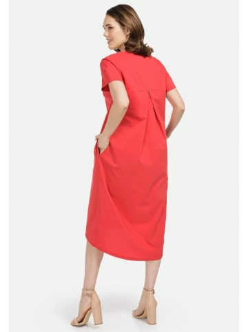 Große Größen HELMIDGE Midi-Kleid In A-Linie In Rot Günstig Kaufen – Bild 6