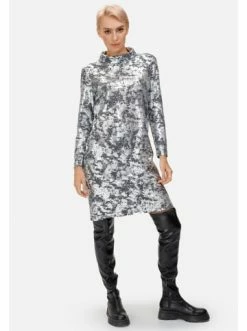 Große Größen HELMIDGE Minikleid Minikleid In Silber Günstig Kaufen