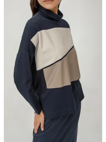 Pullover & Cardigans HELMIDGE Pullover Kurzer Rollkragen In Blau Günstig Kaufen – Bild 4