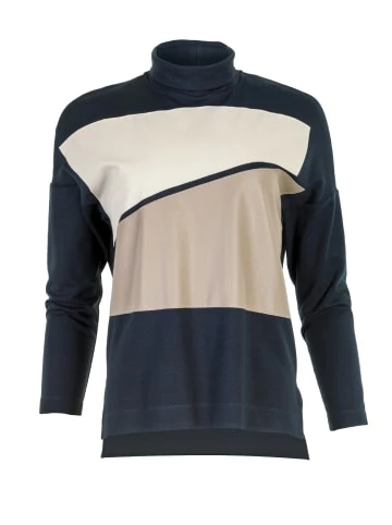 Pullover & Cardigans HELMIDGE Pullover Kurzer Rollkragen In Blau Günstig Kaufen – Bild 5