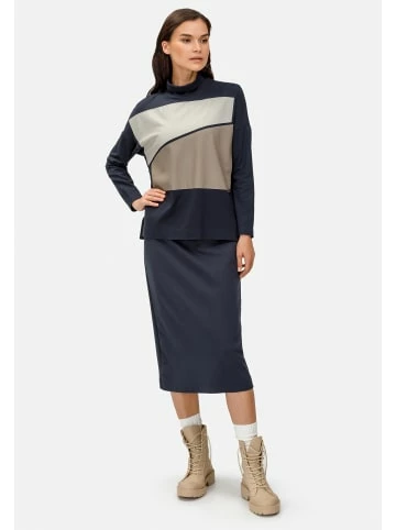 Pullover & Cardigans HELMIDGE Pullover Kurzer Rollkragen In Blau Günstig Kaufen