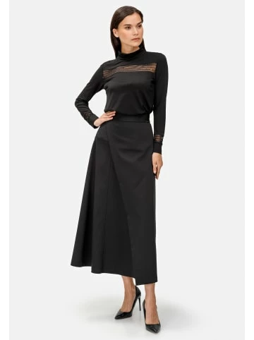 Pullover & Cardigans HELMIDGE Rollkragenpullover Elegante Details In Schwarz Günstig Kaufen