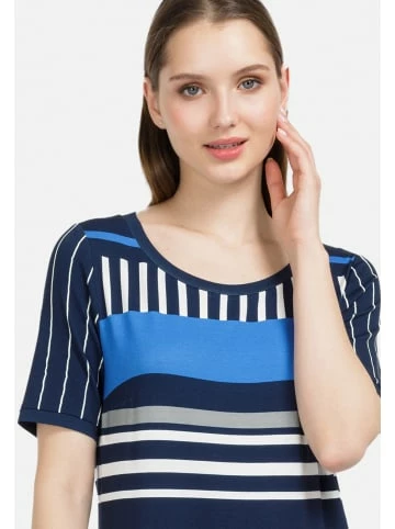 Große Größen HELMIDGE Sommerkleid Midikleid In Blau Günstig Kaufen – Bild 4