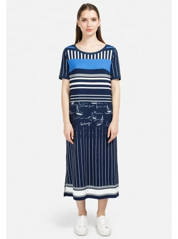 Große Größen HELMIDGE Sommerkleid Midikleid In Blau Günstig Kaufen