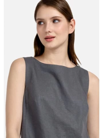 Große Größen HELMIDGE Sommerkleid Midikleid In Dunkel Grau Günstig Kaufen – Bild 2