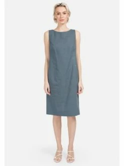 Große Größen HELMIDGE Sommerkleid Midikleid In Dunkel Grun Günstig Kaufen