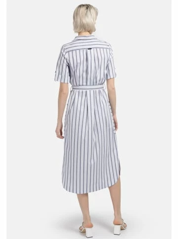 Große Größen HELMIDGE Sommerkleid Mit Polo-Kragen In Weiss Günstig Kaufen – Bild 5