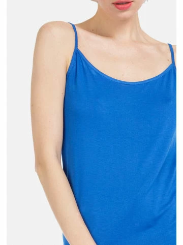 Große Größen HELMIDGE Spaghettitop Spaghettitop In Blau Günstig Kaufen – Bild 3