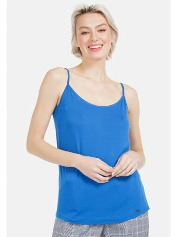 Große Größen HELMIDGE Spaghettitop Spaghettitop In Blau Günstig Kaufen