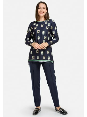 Große Größen HELMIDGE Stoffhose Pants In Dunkel Blau Günstig Kaufen – Bild 3