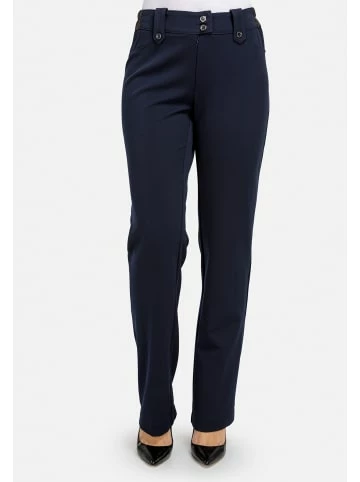 Große Größen HELMIDGE Stoffhose Pants In Dunkel Blau Günstig Kaufen