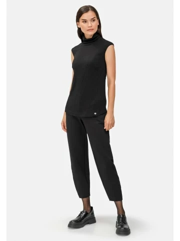 Große Größen HELMIDGE Top Ärmelloser Rollkragen In Schwarz Günstig Kaufen