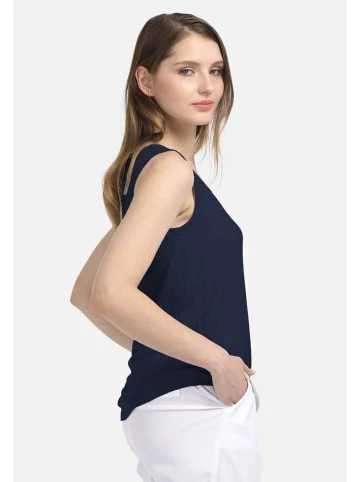 Große Größen HELMIDGE Top Bluse In Blau Günstig Kaufen – Bild 2