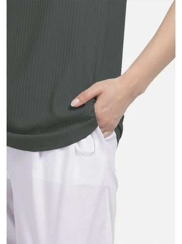 Große Größen HELMIDGE Top Bluse In Dunkel Khaki Günstig Kaufen – Bild 3