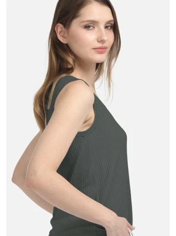 Große Größen HELMIDGE Top Bluse In Dunkel Khaki Günstig Kaufen – Bild 4