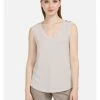 Große Größen HELMIDGE Top Bluse In Hellbeige Günstig Kaufen