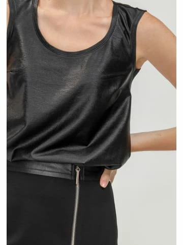 Große Größen HELMIDGE Top Schwarzer Glanz In Schwarz Günstig Kaufen – Bild 2