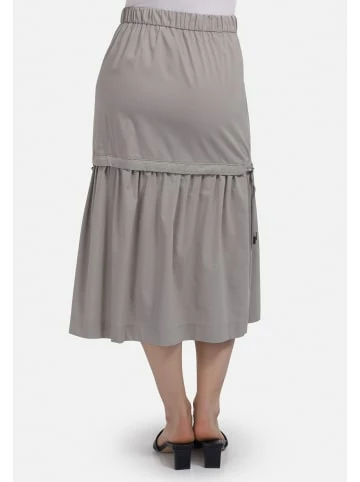 Große Größen HELMIDGE Volantrock Midikleid In Grau Günstig Kaufen – Bild 4